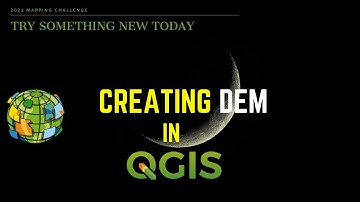 Creating DEM in QGIS # Lesson 17 of 29 #QGIS Tutorial