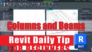How to Place Columns and Beams in Revit | Structural Design Basics #Revit #autodeskrevit #newvideo
