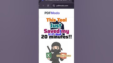 Deze tool heeft me net 20 minuten bespaard!! #aitools #pdfconverter #pdf #excel