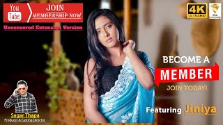 Model Jinia Saree Fashion Video Bong Beauty Eva Entertainment You-Tube Version