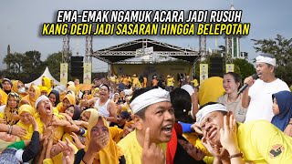 EMAK-EMAK NGAMUK SAAT PANGGUNG GEMBIRA-KANG DEDI MERINGIS-WAJAHNYA PENUH LIPSTIK