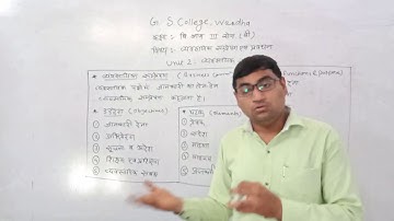 B.Com Sem 3 - BCM (Hindi) : Lecture 6