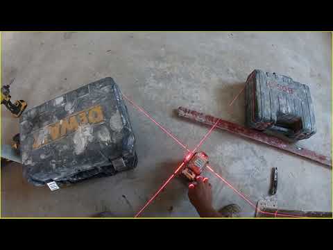 🔴EP.25 DEWALT DCE089D1G  DCE089D1R  BOSCH GLL 3-80.Test laser krzyżowy  Poziomnice laserowe.