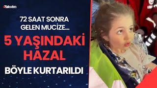 “Su içmem, daha muayene olmadım” 5 yaşındaki Hazal böyle kurtarıldı