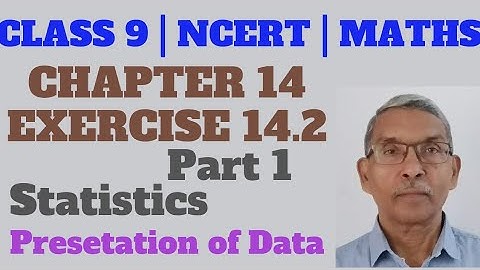 Class 9 | Chapter 14 | Exercise 14.2 | Part 1 | NCERT | Maths | Statistics | Presentation of data