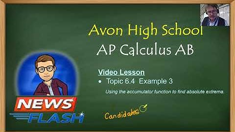 Avon High School - AP Calculus AB - Topic 6.4 - Example 3