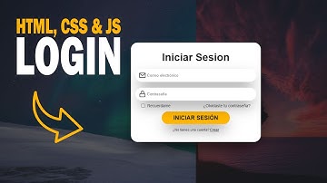 Crea un Formulario de Inicio de Sesión Impresionante con HTML, CSS y JavaScript