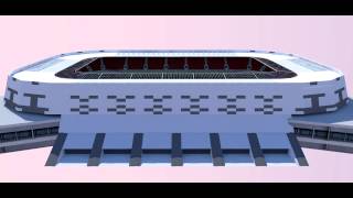 Estadio Arena Pernambuco Google sketchup