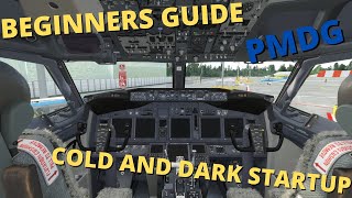 PMDG 737 Beginners Guide | Cold And Dark Startup