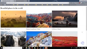 HTML - Design layouts using Tables