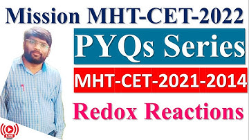 MHT-CET 2021 PYQs Chemistry l 2022 Crash Course