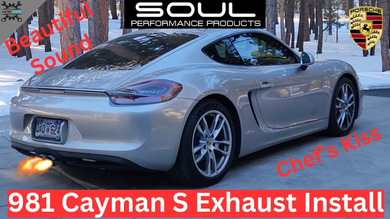 Installing Soul Performance Full Exhaust on Cayman S | 2014 Cayman S (981) Full Exhaust Sound