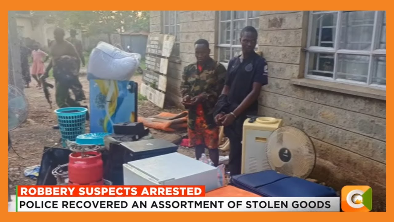 Police recovered an assortment of stolen goods - YouTube