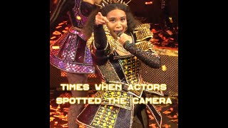 Times When Actors Spotted The Camera