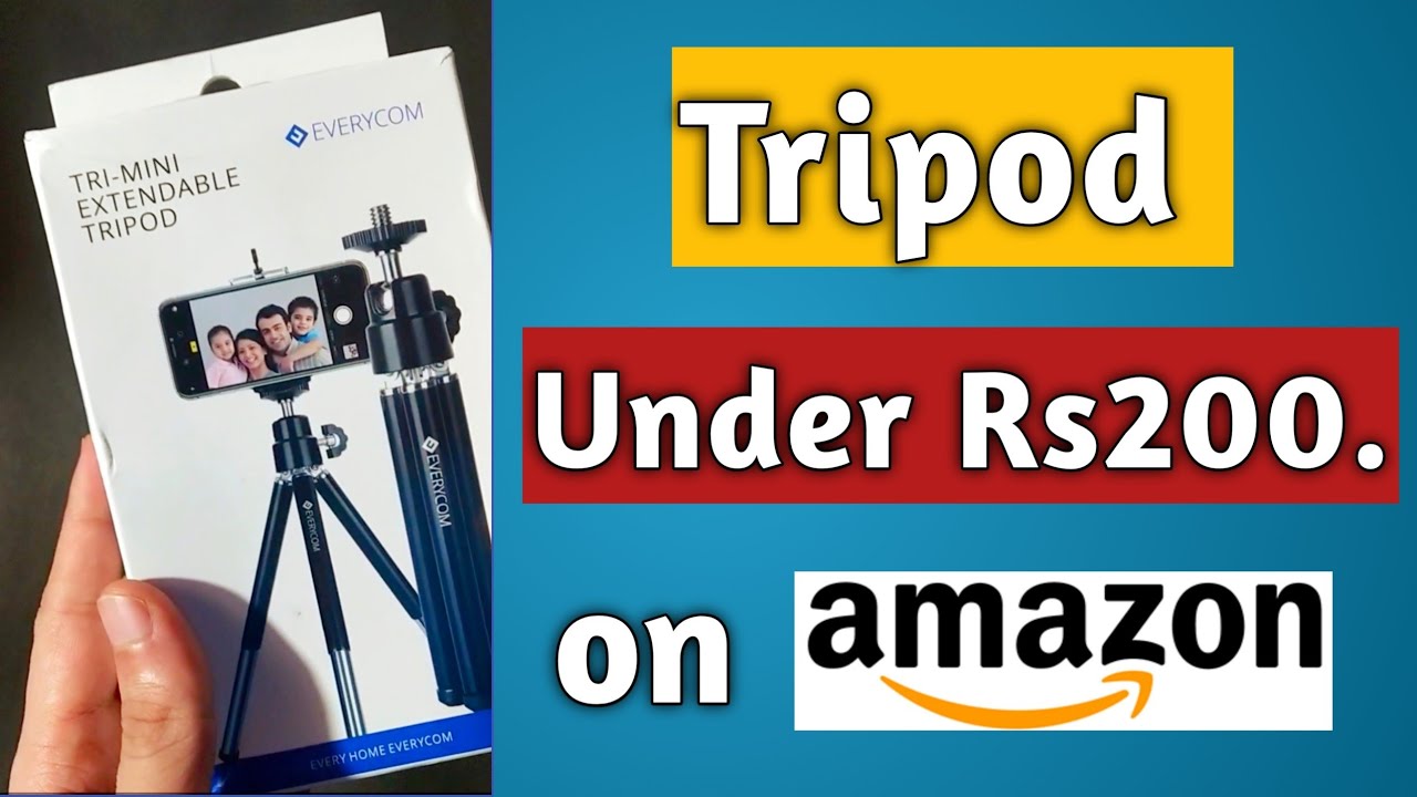 Cheapest Mini Tripod Available on amazon Unboxing & review 🔥 YouTube