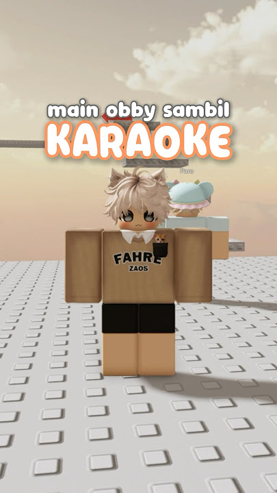 Main Tower Roblox Sambil Nyanyi 🗿