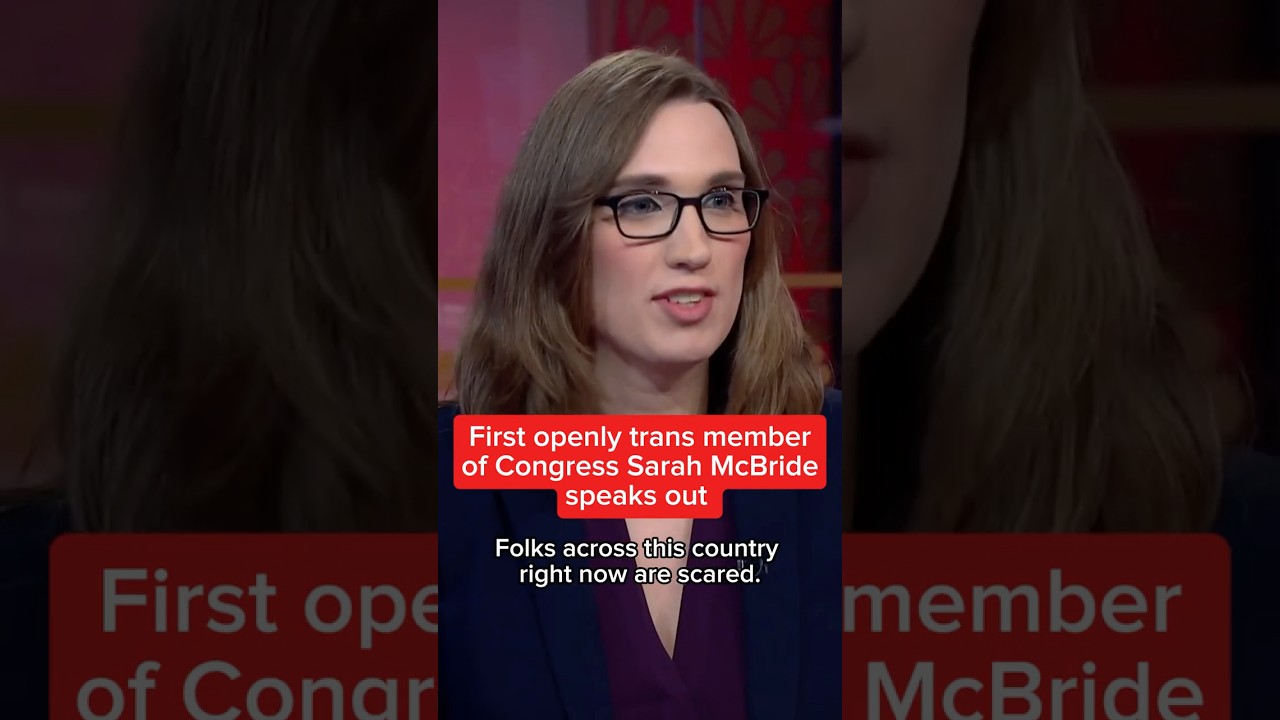 First openly trans member of Congress Sarah McBride speaks out