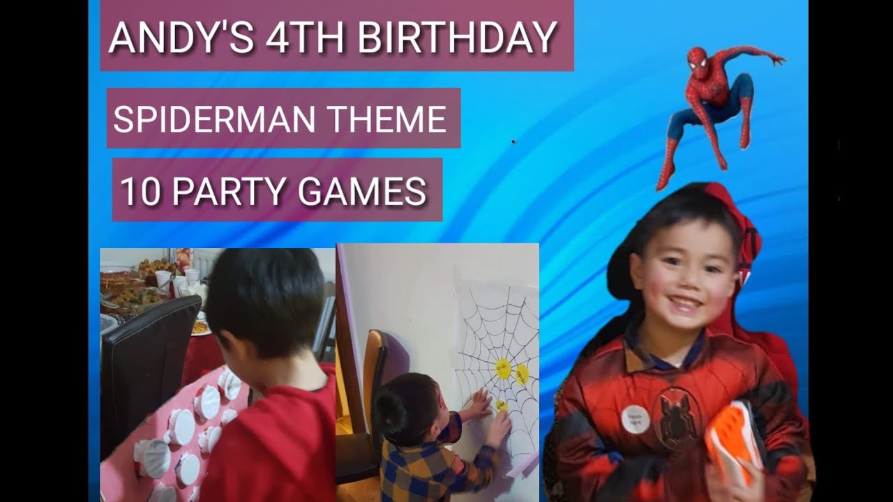 piñata For Spider-man Party Games Birthday Game Boy Girl Kids