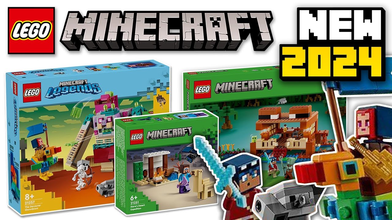 More LEGO Minecraft 2024 sets revealed, including Legends model