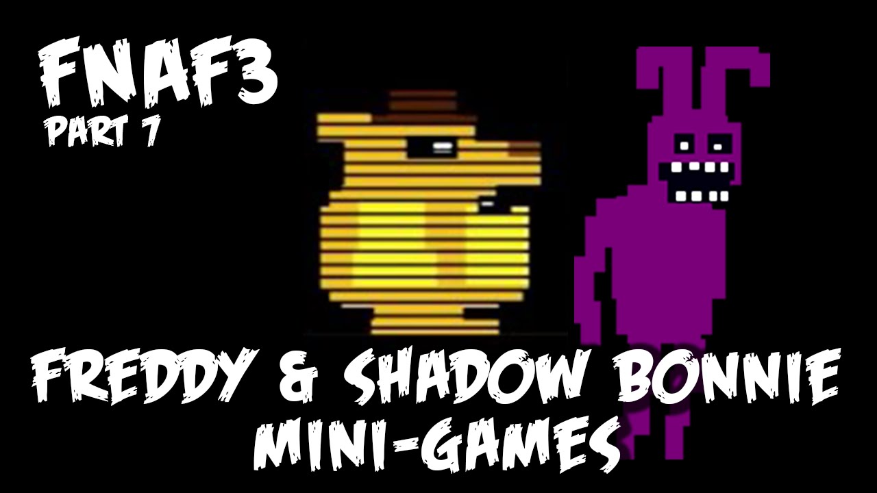 Here, we can see the purple animatronics behind the tables in fnaf 4. What  are they? They look awfully similar to shadow bonnie (from fnaf 3 minigames)  and maybe a shadow Freddy? (