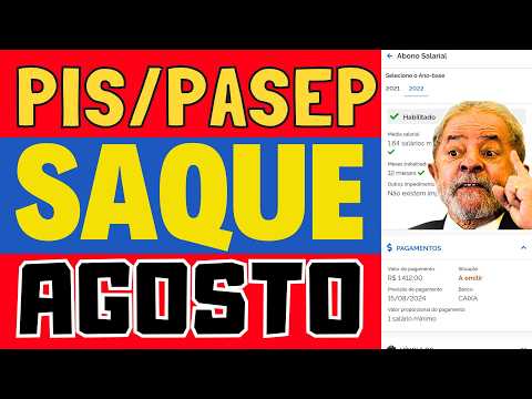 PIS/PASEP LIBERADO EM AGOSTO DE 2024 - ATUALIZAÇÃO DO ABONO SALARIAL NA CARTEIRA DE TRABALHO DIGITAL