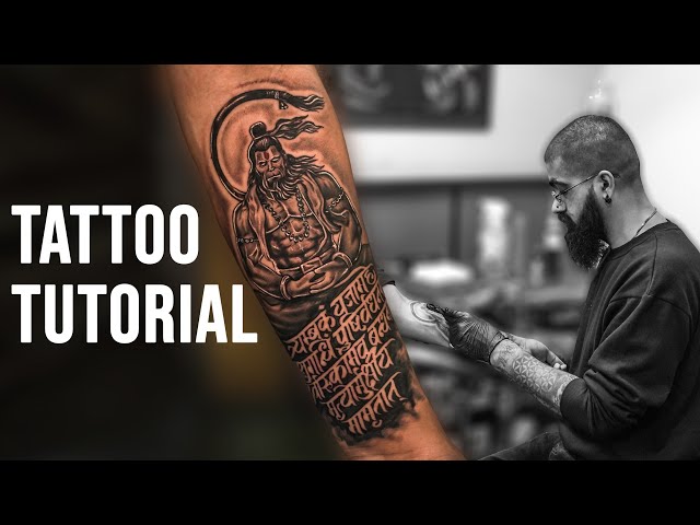 Hanumanji Tattoo #tattoo #love #follow #simple #hanumantattoo - YouTube