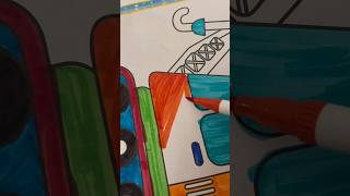 Feel the calming vibes as I color this crane to life