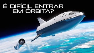 Como um foguete entra em órbita?