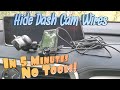 How to HIDE Dash Cam Wires in 5 Minutes (NO Tools Required) Step by Step