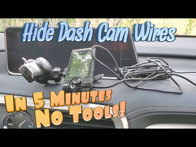 How to HIDE Dash Cam Wires in 5 Minutes (NO Tools Required) Step