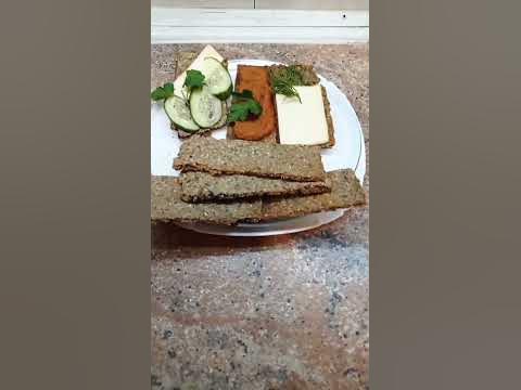 Хлебцы из овсянки. Быстро, вкусно, полезно😋 - YouTube
