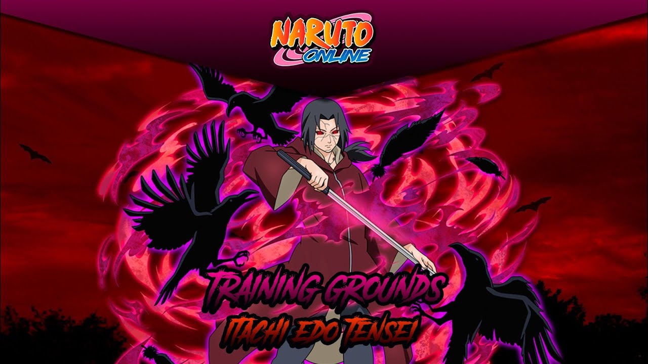 Naruto Online, Itachi Edo, Naruto Online Training Ground, Training Ground. 