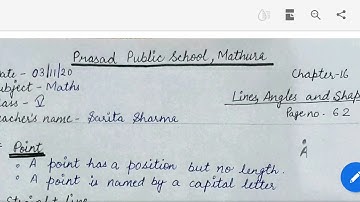 Ch-16 Lines, Angles and Shapes (04-11-2020)