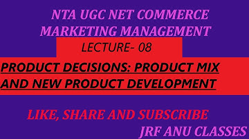 NTA UGC NET 2020  NEW PRODUCT DEVELOPMENT