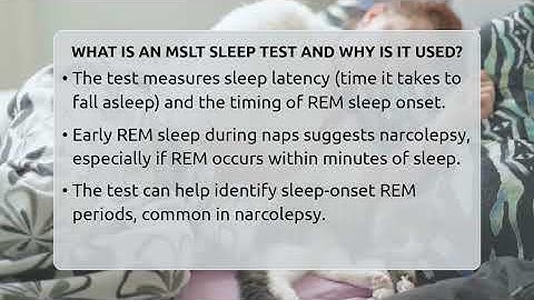 What Is An MSLT Sleep Test And Why Is It Used? - Sleep Apnea Support Network