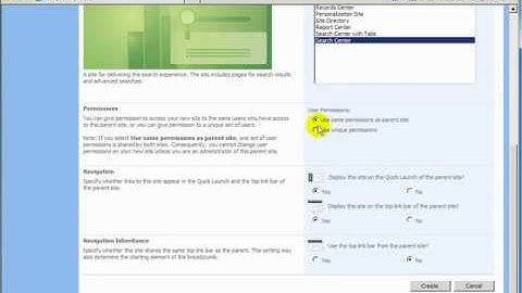 Creating a Search Center