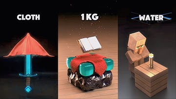 The Most Exciting Minecraft Simulations 🔥 Blender 3D Physics Simulation [Compilation]