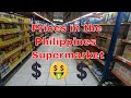 cost of living in the Philippines 2020 - Supermarket - Grocery store