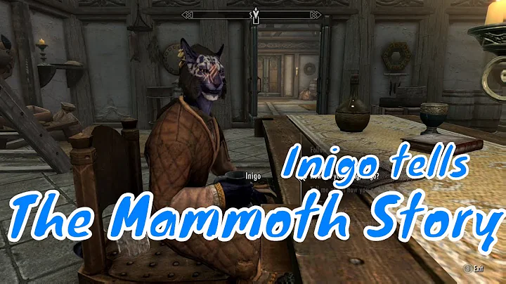 Inigo & the Mammoth. Elder Scrolls V: Skyrim