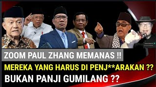 zoom paul zhang meman/as,bukan panji gumilang yang harus di penj/arakan tapi...?