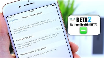 iOS 11.3 BETA 2 | Apple’s New Battery Health (Beta) Feature