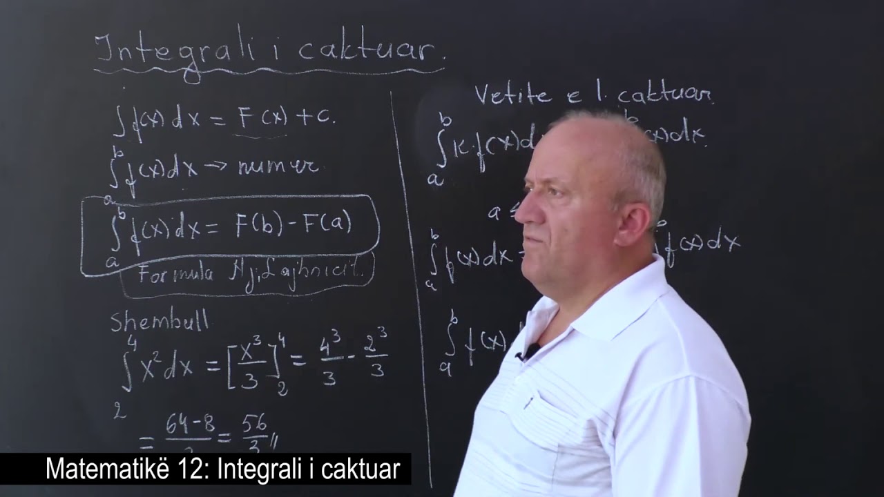 Matematikë 12 - Integrali i caktuar