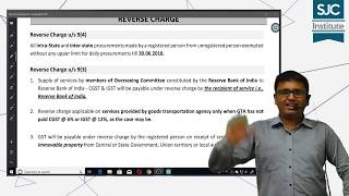 Amendment │ Reverse Charge │ CA Nikunj Goenka │SJC -