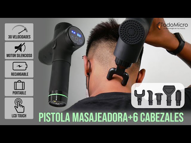 Masajeador Muscular Fascial Gun 6 Velocidades