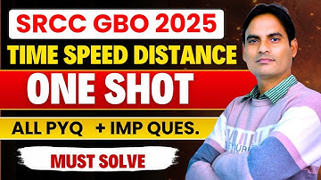 SRCC GBO 2025 | SRCC GBO PREVIOUS YEAR PAPER | TSD - PART2 | ALL IMPORTANT MCQs + PYQs