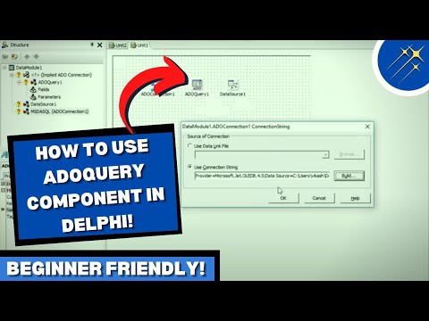 01 Using  the ADOQuery Component in Delphi