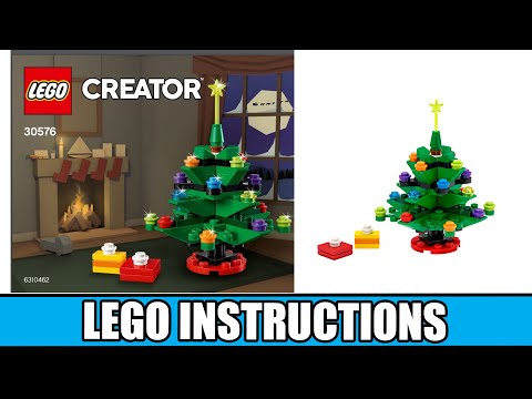 LEGO Instructions: How to Build LEGO HOLIDAY TREE - 30576 (LEGO CHRISTMAS 2020)