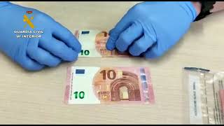 Detección de billetes de 10€ falsos 