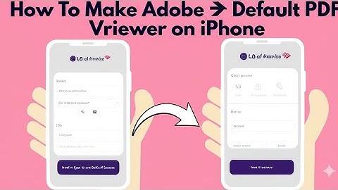 How to Make Adobe Default PDF Viewer on iPhone  How to Set Adobe Reader as Default PDF Reader