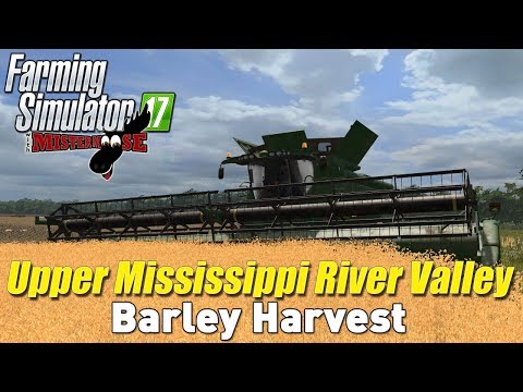 Harvesting On UMRV | Farming Simulator 17 | Upper Mississippi River Valley